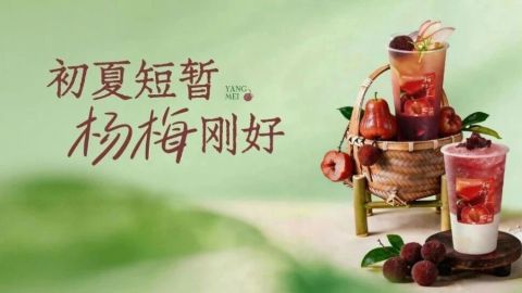 杨梅季登场，用这一杯撬动初夏&ldquo;红&rdquo;利